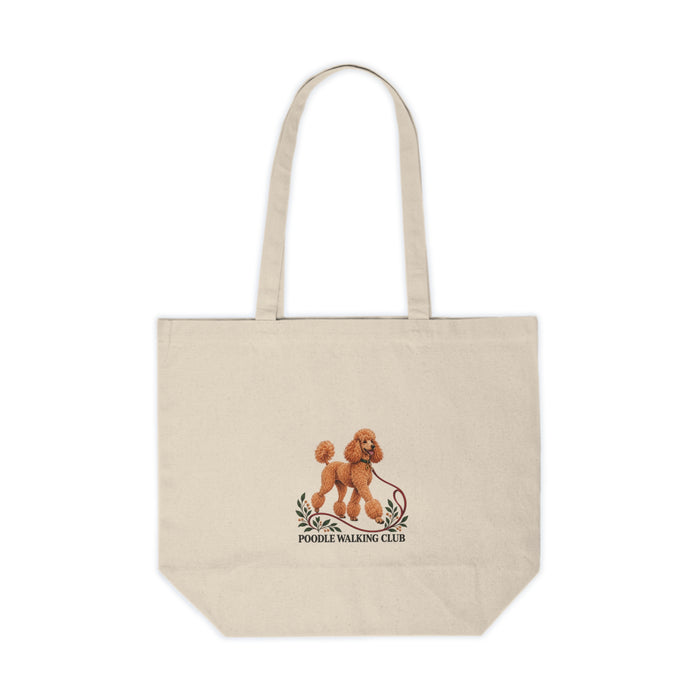 Poodle Walking Club Canvas Tote