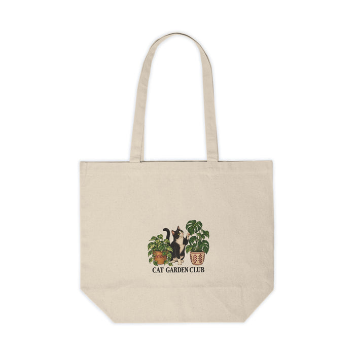 Cat Garden Club Canvas Tote