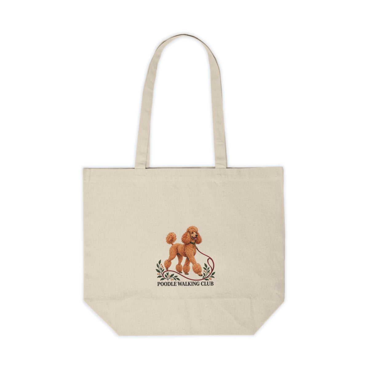 Poodle Walking Club Canvas Tote