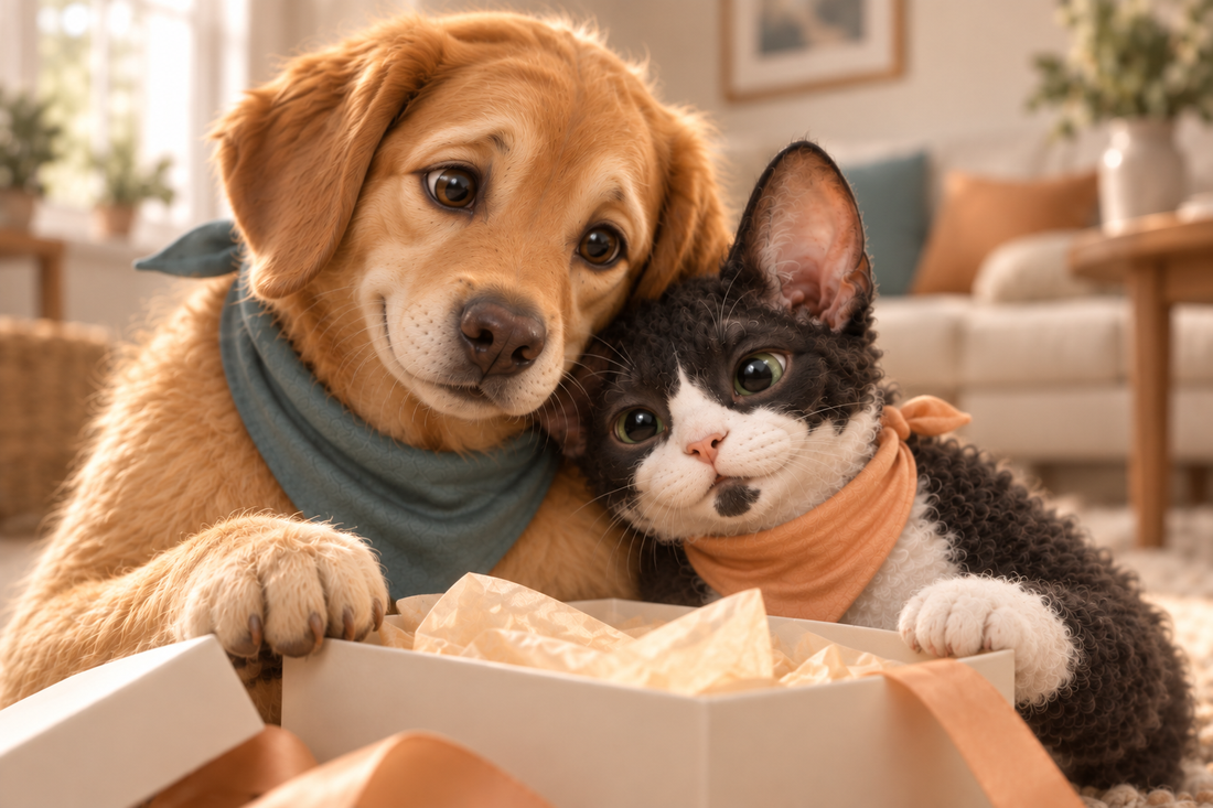 Leo and Michael, the Tail & Token mascots